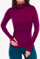Sensor Merino DF Tee L/S Hooded Termoaktív Felső - lilla - S