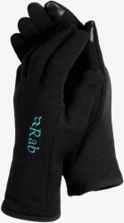 Rab Power Stretch Contact Glove Női kesztyű - black - M