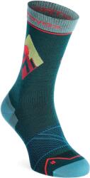 Ortovox Alpine Light Comp Mid Socks Női Merino Gyapjú Zokni - pacific green