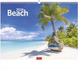 TopTimer Beach, képes falinaptár 2026