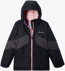 Columbia Horizon Ride II Jacket Lánykabát - black posies empossed/shark - 104_116_cm