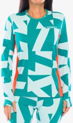 Adidas Terrex Multi Synthetic Base Layer LS Termoaktív női felső - semi flash aqua/semi imp orang - L