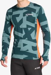 Adidas Terrex Multi Synthetic Base Layer Long Sleeve Termoaktív felső - preloved teal - S