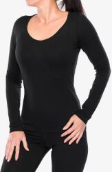 icebreaker Siren L/S Sweetheart Felső - black - L