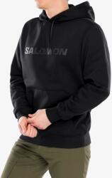 Salomon Big Logo Hoodie Kapucnis felső - deep black - M