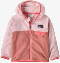 Patagonia Baby Micro D Snap-T Jacket Gyermek pulóver - moment pink - 80_86_cm