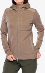Fjallraven Keb Fleece Hoodie Cipzáras női felső - sude brown - L