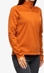 Fjallraven Abisko Lite Fleece Half Zip Női polárfelső - terracotta brown - XS
