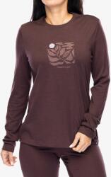 ODLO Merino 200 Nature Lover TS Crew Neck LS Női pulóver - fudge - L