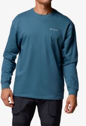 Columbia Black Butte LS Graphic Tee Férfi pulóver - everblue/trailmap - M