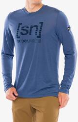 Super Natural Super. natural Grid Logo Ls Hosszúujjú - night blue/blueberry - M