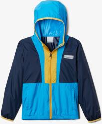 Columbia Back Bowl Hooded Windbreaker Lánykabát - coll navy/compass blue/golden - 104_116_cm