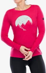 Super Natural Super. natural Gondola Ls Hosszú ujjú női póló - pinky pink/various - XS