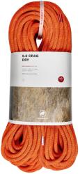 Mammut 9.8 Crag Dry Rope 70 m Mászókötél - vibrant orange/boa - 70 m
