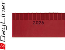 Dayliner Tucson, fekvő zsebnaptár, Piros