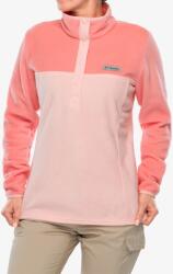 Columbia Benton Springs Half Snap Pull Over II Női felső - pink sand/alpenglow - L