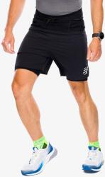 Compressport Trail Racing 2-in-1 Short Rövid futónadrág - black - L