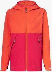 VAUDE Kids Moab Stretch Jacket Lánykabát - bright pink/orange - 100-116 cM