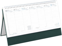TopTimer Álló, fehér lapos asztali naptár T051, Zöld