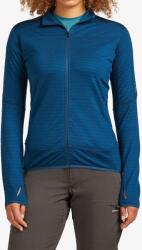 icebreaker Merino Blend 300 RealFleece Descender LS Zip Cipzáras női felső - atlantis - S