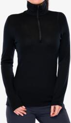 icebreaker 260 Tech L/S Half Zip Termoaktív női felső - black - XS