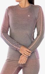ORTOVOX 185 Rock'N'Wool Print LS Termoaktív női felső - aop dawn rose - L