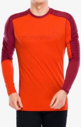 Norrona Falketind Equaliser Merino Round Neck Termoaktív felső - arednalin/rhubarb - L