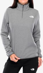 The North Face Glacier Fleece 1/4 Zip Jacket Női polárfelső - tnf mid grey heather - L