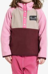 Didriksons Monte Half Button 4 Lány pulóver - anemon red - 110_116_cm