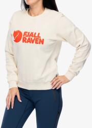 Fjallraven Logo Sweater Női felső - chalk white/flame orange - L
