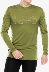 Sensor Merino Active PT Tee L/S Felső - safari track - S