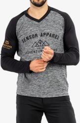 Sensor Cycle Jersey L/S Charger Kerékpáros Felső - grey/black - S