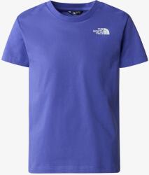 The North Face S/S Redbox Tee Back Box Graphic Póló fiúknak - dopamine blue - 140_152_cm