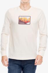 Smartwool Gondola Ride Graphic Long Sleeve Tee Férfi pulóver - almond - XL