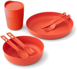 Sea to Summit Passage Dinnerware Set 7P Edénykészlet - orange - 945 ml/475 ml