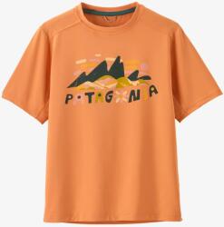 Patagonia Cap SW T-Shirt Póló gyerekeknek - fitz roy super/heirloom peach - 104_116_cm