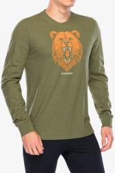 Smartwool Geometric Bear Long Sleeve Graphic Tee Férfi pulóver - winter moss - L