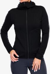 icebreaker Merino 560 Realfleece Elemental II LS Zip Hoodie Női kapucnis felső - black - XS