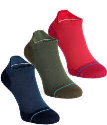 Stance Get Set Tab 3 Pack Futózokni - red - S
