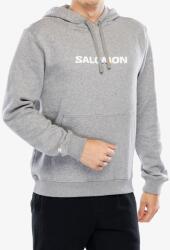 Salomon Logo Perf HD Kapucnis felső - heather grey - XL