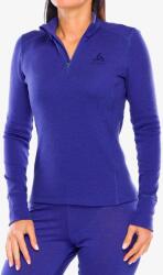 ODLO Merino 260 BL Top Turtle Neck LS Half Zip Termoaktív női felső - skipper blue - L
