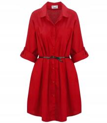 Agrafka Hosszú ing, rúzs, basic pamut, 3/4-es ujjú (5904824749945)