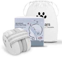  Némító Fülhallgató, csecsemőknek, 27dB, állítható, szürke/fehér (ASV-HQ630-E0)