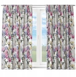 HomeView Függöny, 140×160cm, csipeszekhez, szalaggal, poliészter, Lengyelországban gyártott (H-ZAS010-140x160)