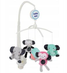 Baby Mix Körhinta Kiságyba Baby MIX Plüss Zenedobozzal (19TK-07)