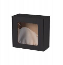  Kartondoboz 200x200x100 mm 10db fekete ablakkal sütemény ajándék
