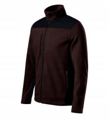 MALFINI Férfi Polár Pulóver Rimeck 530, kávébarna, Size L, 360g/m2 (530)