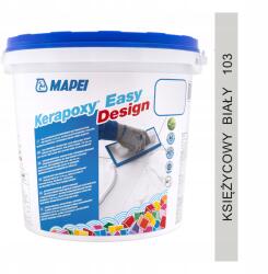 Mapei Kerapoxy Easy Design epoxi fuga, 3kg, 103 holdfehér szín, 1-15mm résekhez (5KB010303)