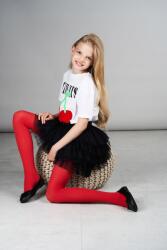 Noviti Lány harisnya, mikroszálas, 40 den, piros, Size 104-110