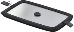 RÖSLE Capac ROSLE FLEXX 2GO 10L din inox cu clipsuri aromadicht sigilare cu silicon argintiunegru (152080)